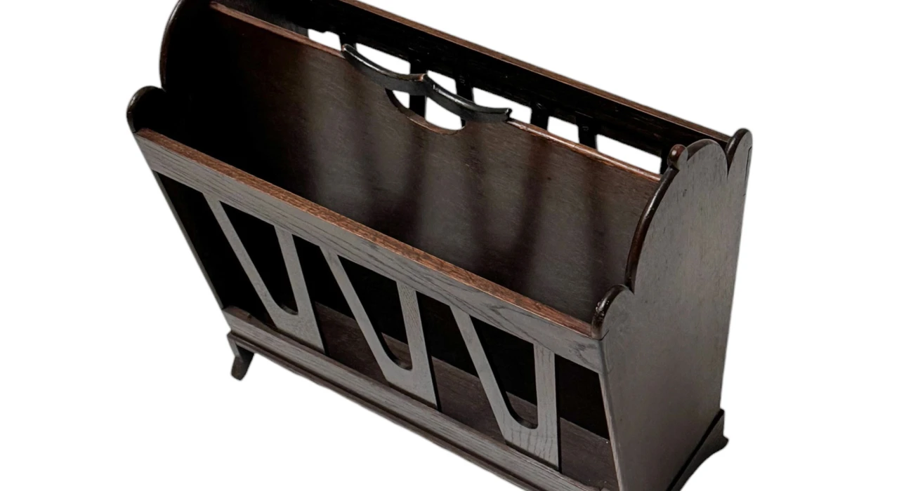 Willem Penaat Art Deco Amsterdam School Magazine Rack for Metz & Co., 1920s